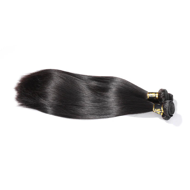 Brazilian Hair 1 Bundle Straight Human Hair Bundle Natur43al Black 10-34 inch Hair Weave Sew In Hair Extensions