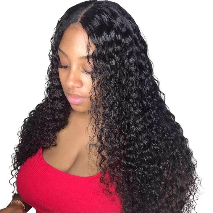 Cacaolux 13x6 Deep Wave Lace Front Wig Brazilian Human Hair Lace Wigs