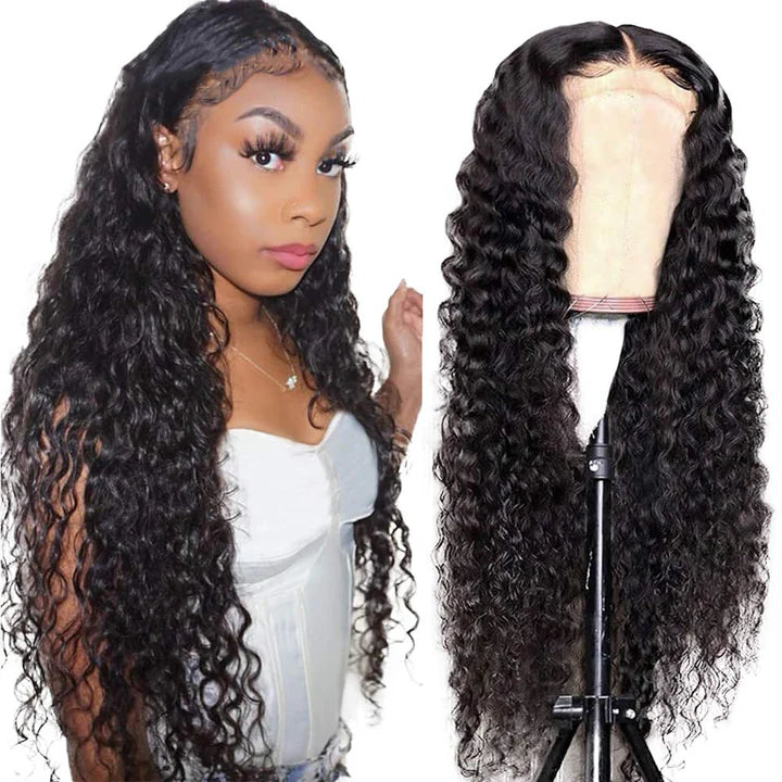 Cacaolux 13x6 Deep Wave Lace Front Wig Brazilian Human Hair Lace Wigs