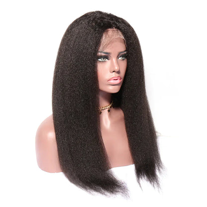 Black Women Straight Hair Wigs Easy  Wear for Daily Use with Baby Hair