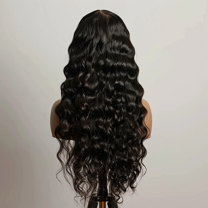 Brazilian Italian Wave 13x4 Ear To Ear Lace Frontal Swiss Lace Virgin Hair Italian Curly Closure Free part With Baby Hair