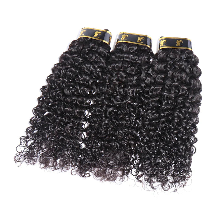 Brazilian Human Hair Bundles Italian Curly Weave Virgin Hair Bundles 10-30 Inches Italian Wave Sew In Hair Extensions Natural Black