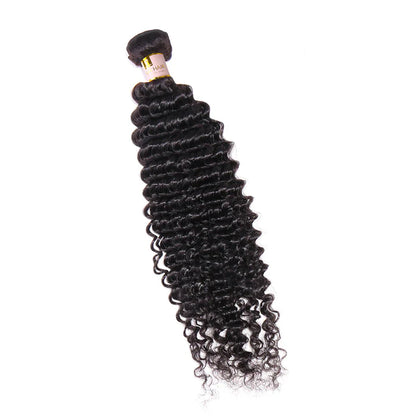 1 Bundle Deep Curly Virgin Hair 100% Unprocessed Human Hair Deep Wave Weave Free Shipping